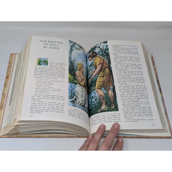 The Children's Bible Golden Press Hardcover Book Vintage 60s 1960s 1962 1965 - Picture 15 of 16
